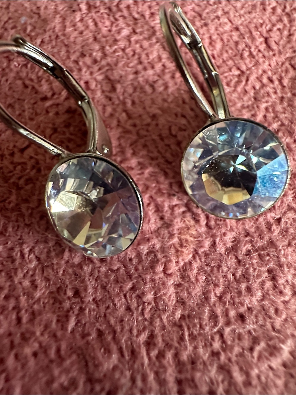 Swarovski Crystal Drop Leverback Earrings - Atlantis Berlin🧜♀️ - Picture 8 of 9